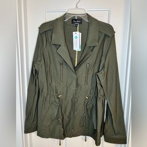 Eden Society Laysha Cargo Jacket Women's XL Army Green NWT Stitch Fix Exclusive
